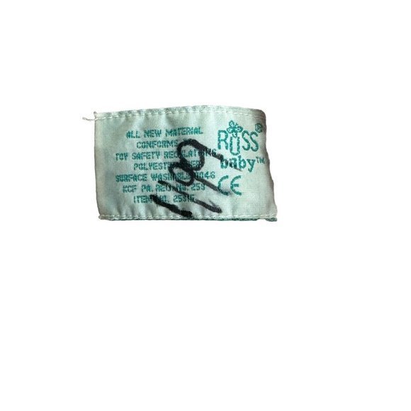 RUSS BERRIE - MY FIRST TEDDY - Russ Baby - Plush Pink Teddy Bear- 15" - Picture 8 of 8